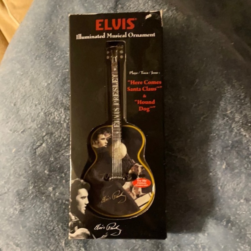 50% off thru Ne Years Day! Elvis Illuminated Musical Ornament